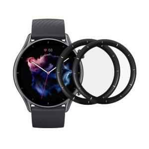2stk Glas HD Skærmbeskytter passer til Amazfit GTR 3