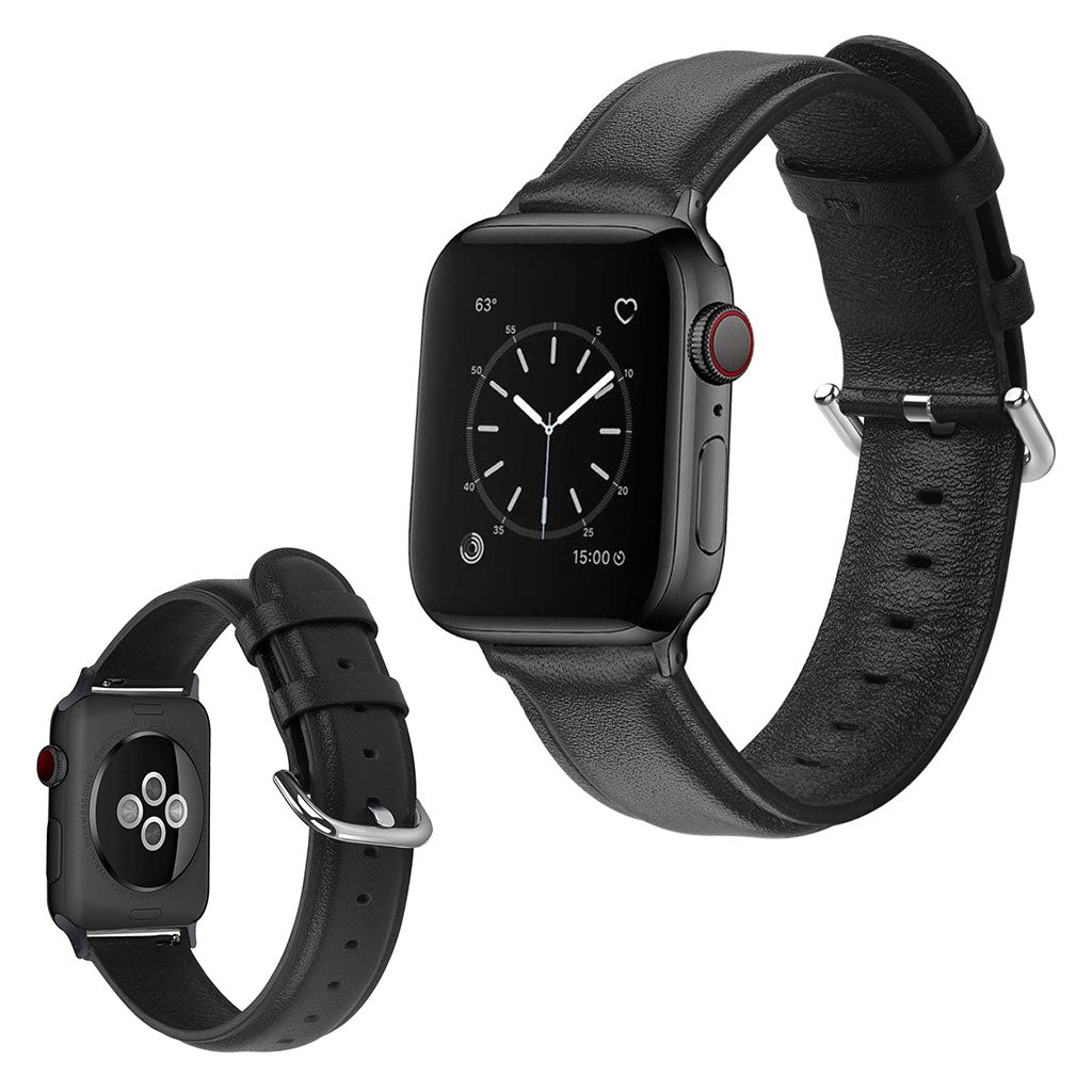 Ægte Læder Universal Rem passer til Apple Watch Series 5 40mm / Apple Watch 40mm