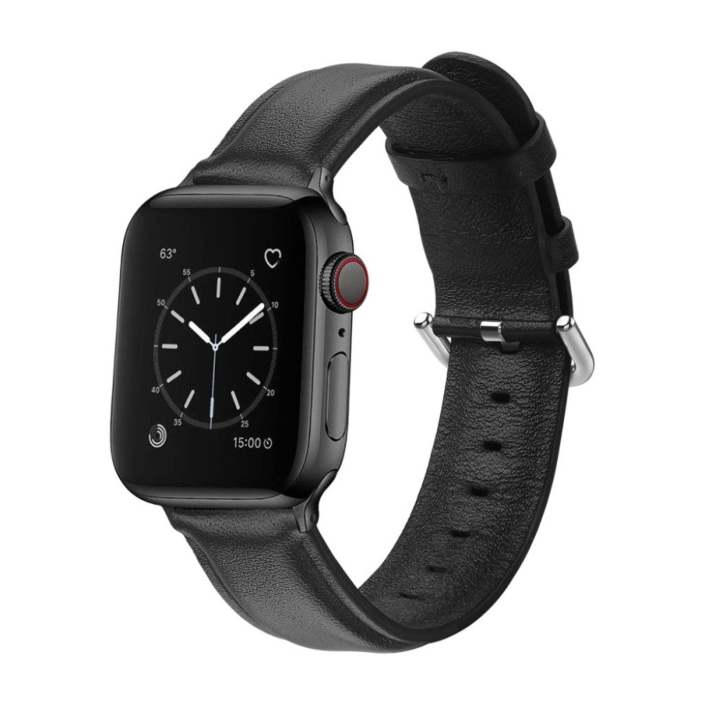 Ægte Læder Universal Rem passer til Apple Watch Series 5 40mm / Apple Watch 40mm