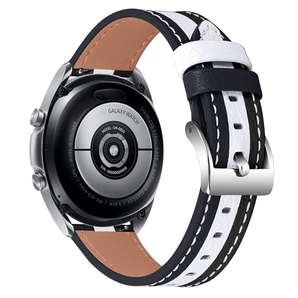 Ægte Læder Universal Rem passer til Samsung Galaxy Watch 3 (41mm) / Samsung Galaxy Watch (42mm) Rabat