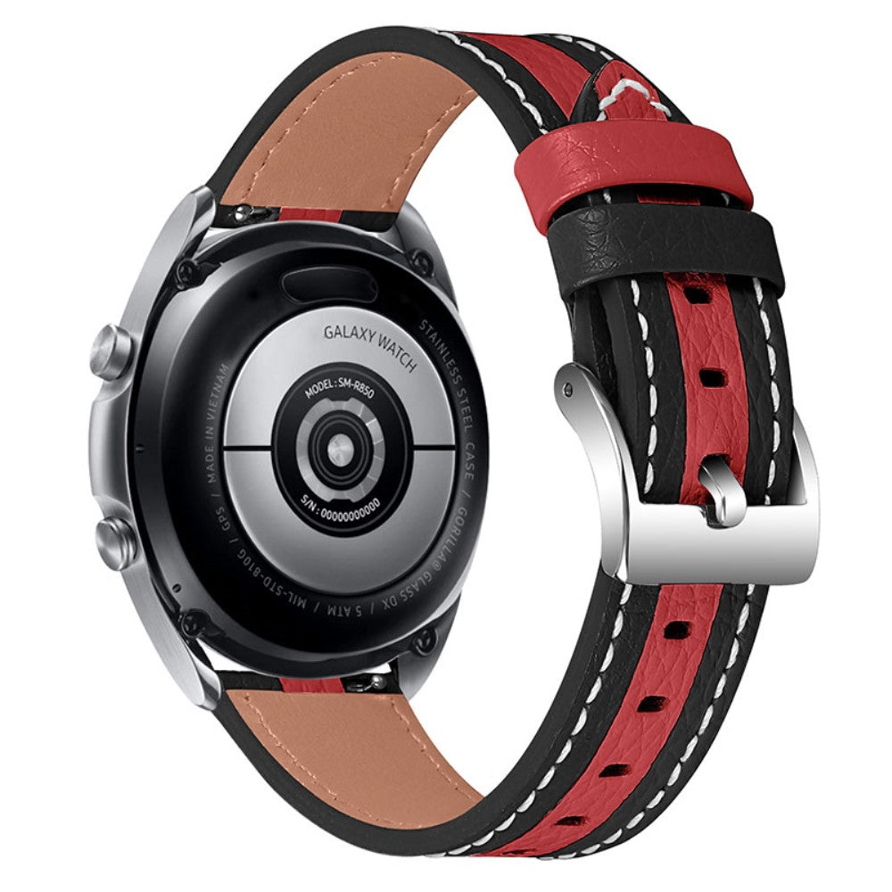 Ægte Læder Universal Rem passer til Samsung Galaxy Watch 3 (41mm) / Samsung Galaxy Watch (42mm) Rabat
