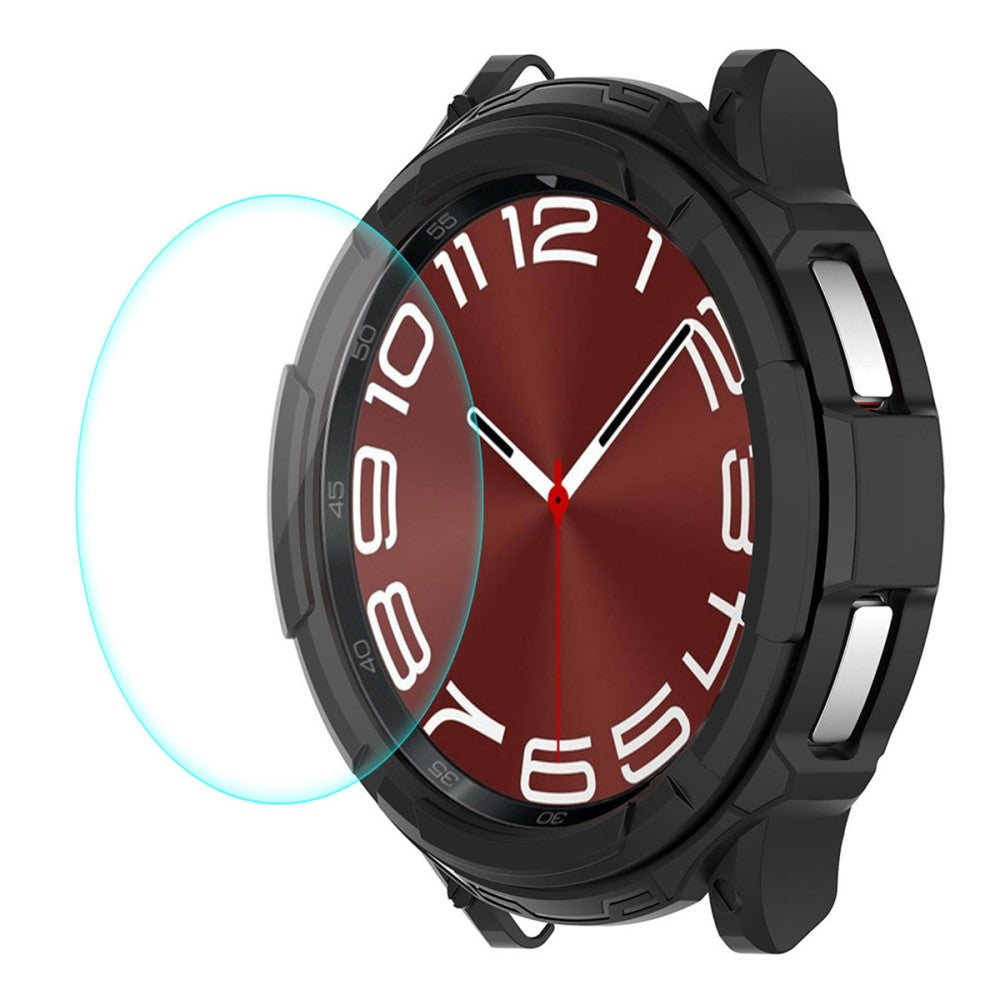 Hard Samsung Galaxy Watch 6 Classic (47mm) Cover with Screen Protector in Glass and Plastic