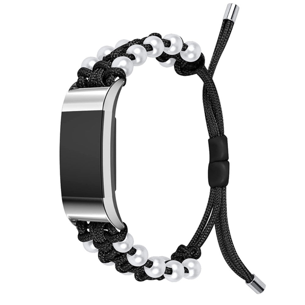 Rigtigt Sejt Nylon Rem passer til Fitbit Charge 2