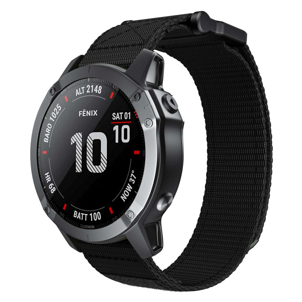 Vildt Sejt Nylon Universal Rem passer til Garmin Smartwatch Online Hot Salg