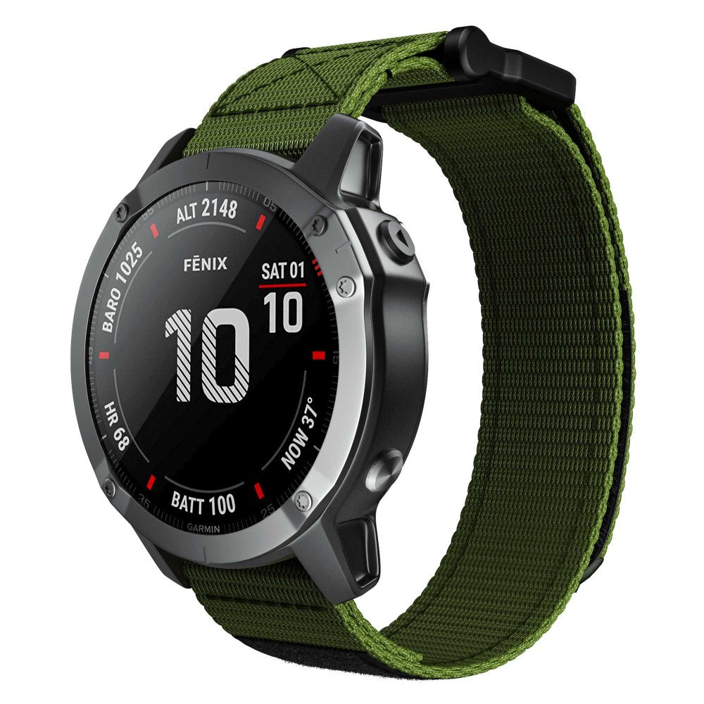 Vildt Sejt Nylon Universal Rem passer til Garmin Smartwatch Online Hot Salg