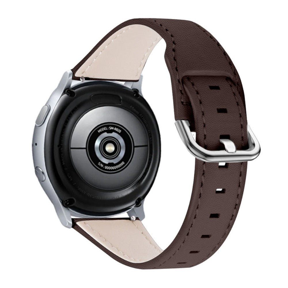 Ægte Læder Universal Rem passer til Amazfit Stratos 2 \ 2s / Amazfit Stratos 1