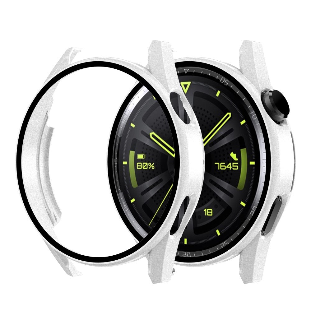 Mega Godt Cover med Skærmbeskytter i Plastik og Hærdet Glas passer til Huawei Watch GT 3 (46mm)