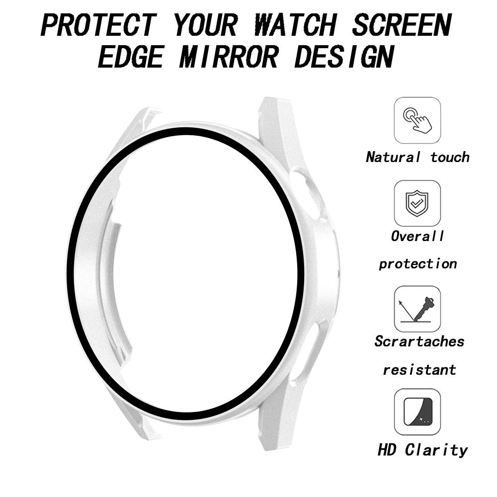 Mega Godt Cover med Skærmbeskytter i Plastik og Hærdet Glas passer til Huawei Watch GT 3 (46mm)