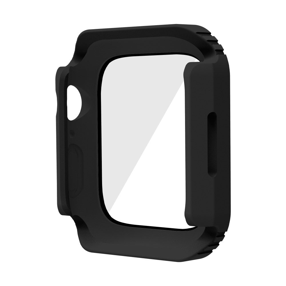 Meget Fint Universal Cover med Skærmbeskytter i Plastik og Hærdet Glas passer til Apple Watch Series 8 (45mm) / Apple Watch Series 7 45mm