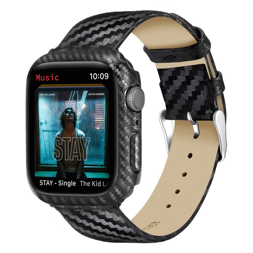Ægte læder Cover med Rem passer til Apple Watch Series 7 45mm