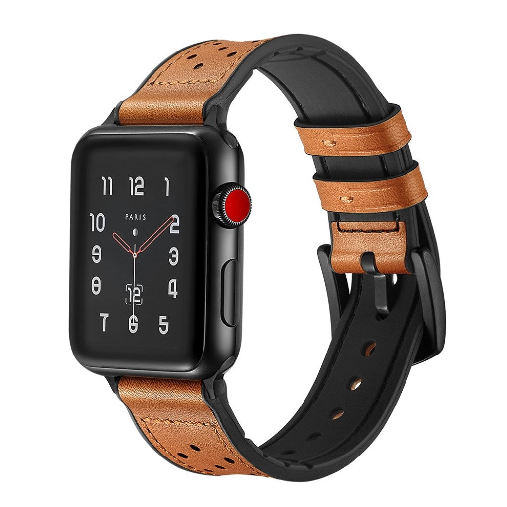 Ægte Læder Universal Rem passer til Apple Watch Series 5 44mm / Apple Watch 44mm