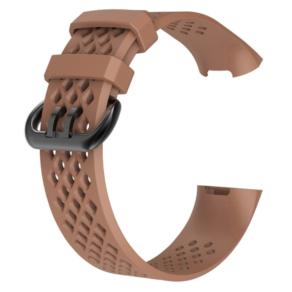 Skøn Silikone Rem passer til Fitbit Charge 3