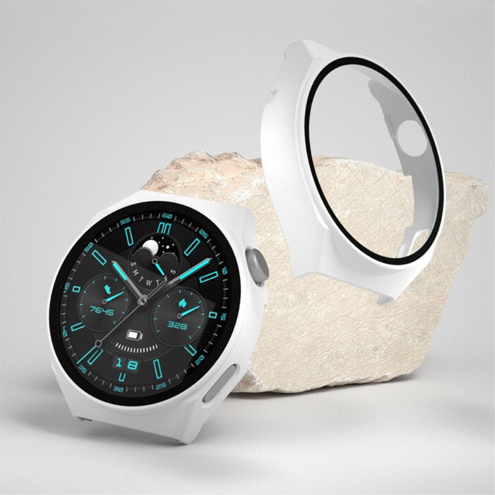 Vildt Godt Cover med Skærmbeskytter i Hærdet Glas passer til Huawei Watch GT 3 Pro 46mm