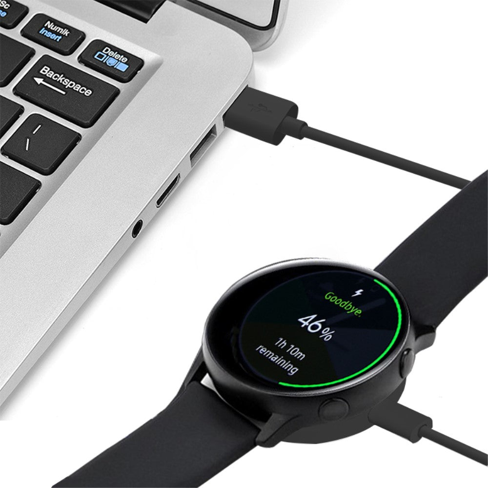 1m Plastik Trådløs USB Ladestation passer til Samsung Smartwatch