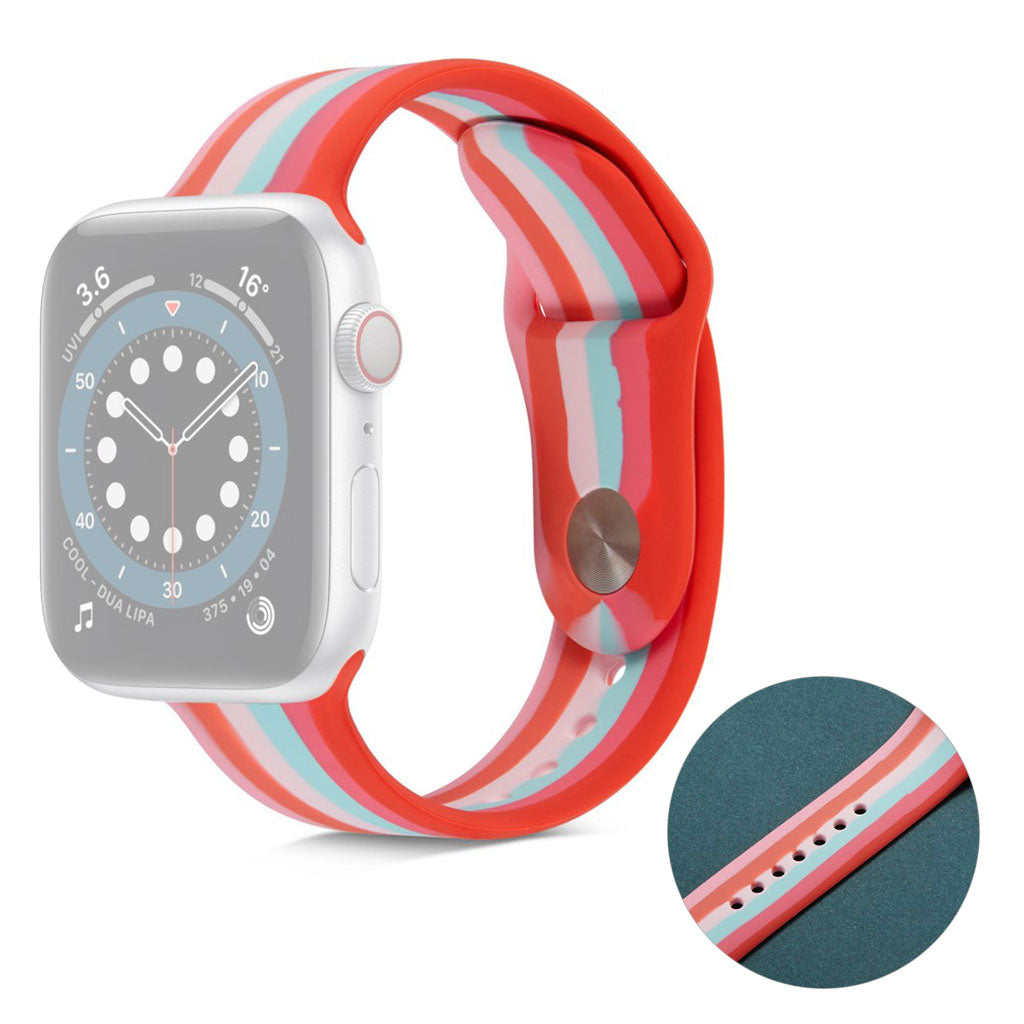 Cool Silikone Universal Rem passer til Apple Smartwatch - Størrelse: L Online salg