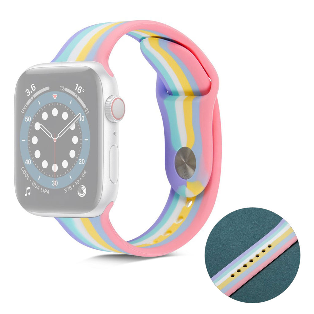 Cool Silikone Universal Rem passer til Apple Smartwatch - Størrelse: L Online salg