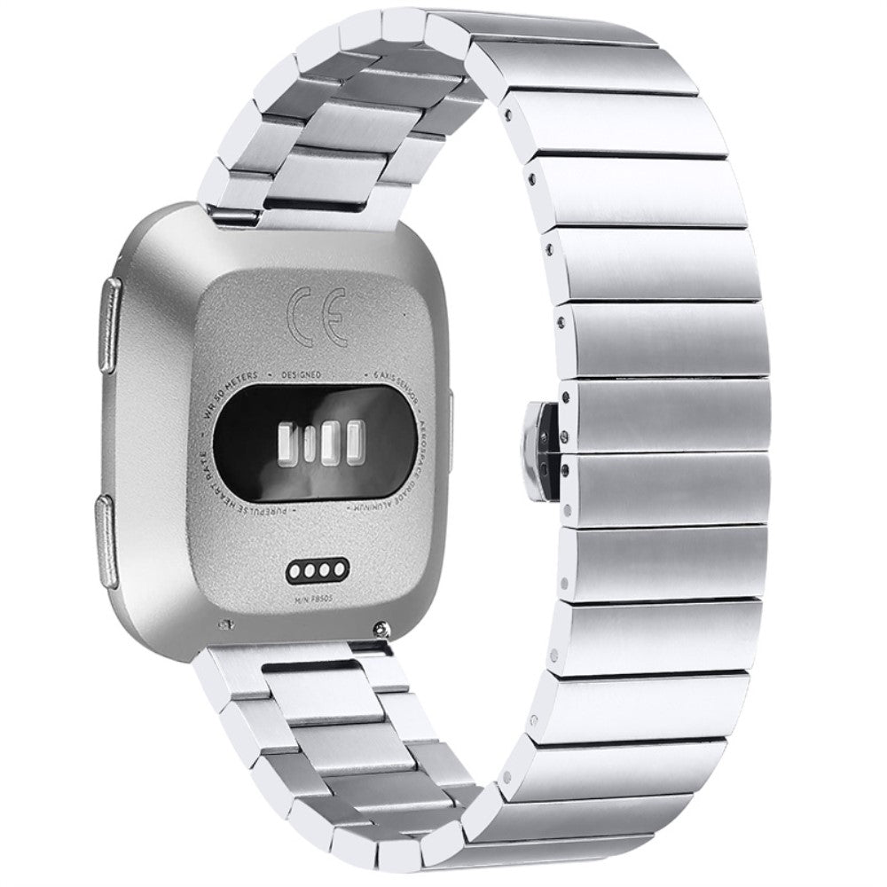 Rigtigt Sejt Metal Universal Rem passer til Fitbit Smartwatch