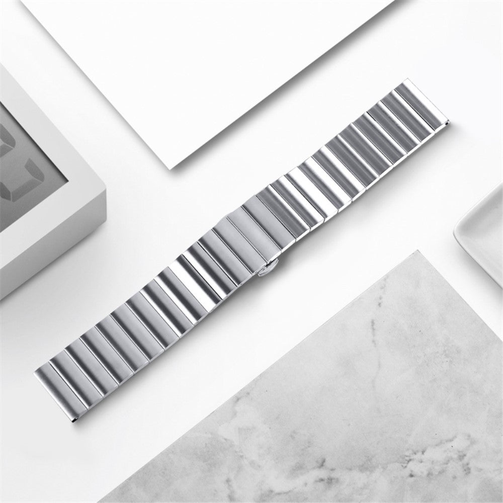 Rigtigt Sejt Metal Universal Rem passer til Fitbit Smartwatch