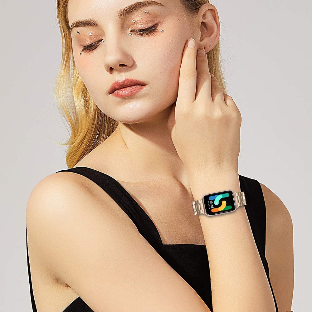 Super Smuk Metal Rem passer til Samsung Galaxy Fit 3 Udsalg