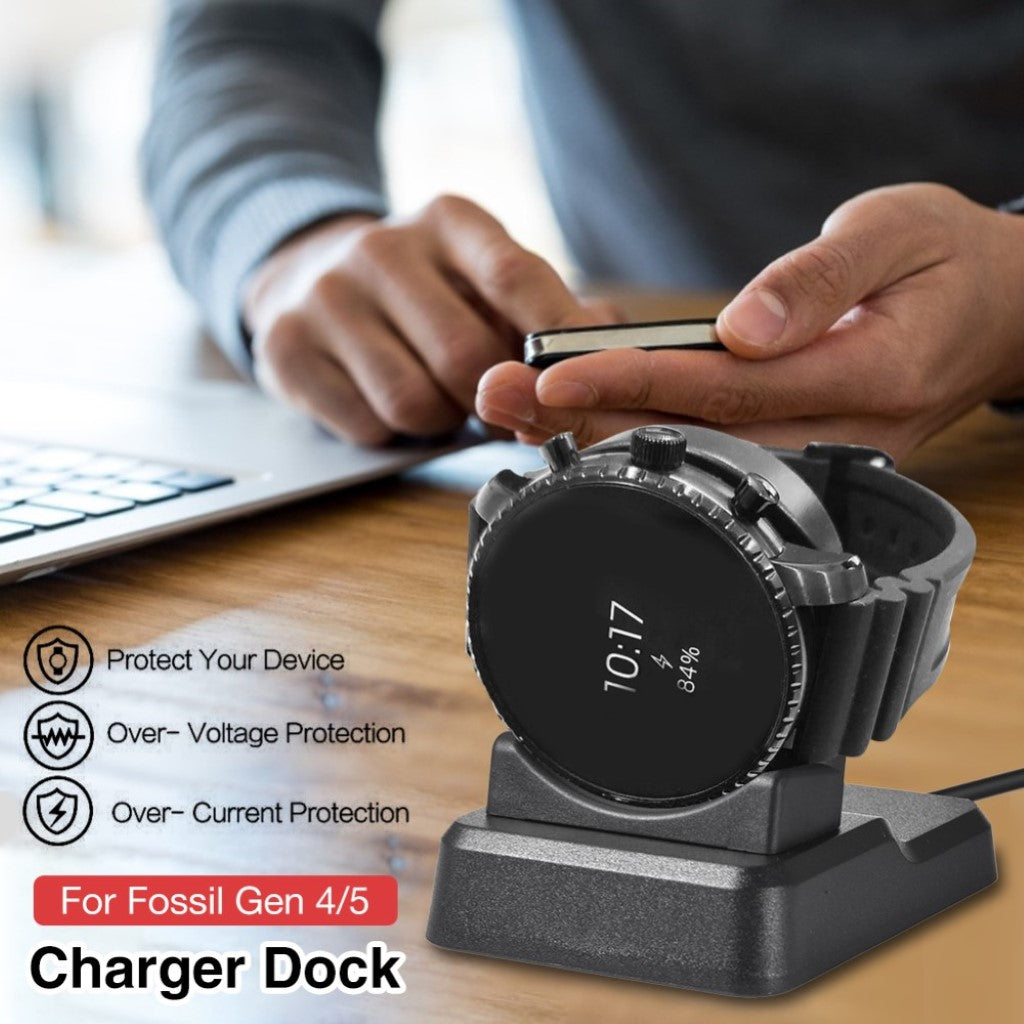 1m Plastik USB Ladestation passer til Smartwatch