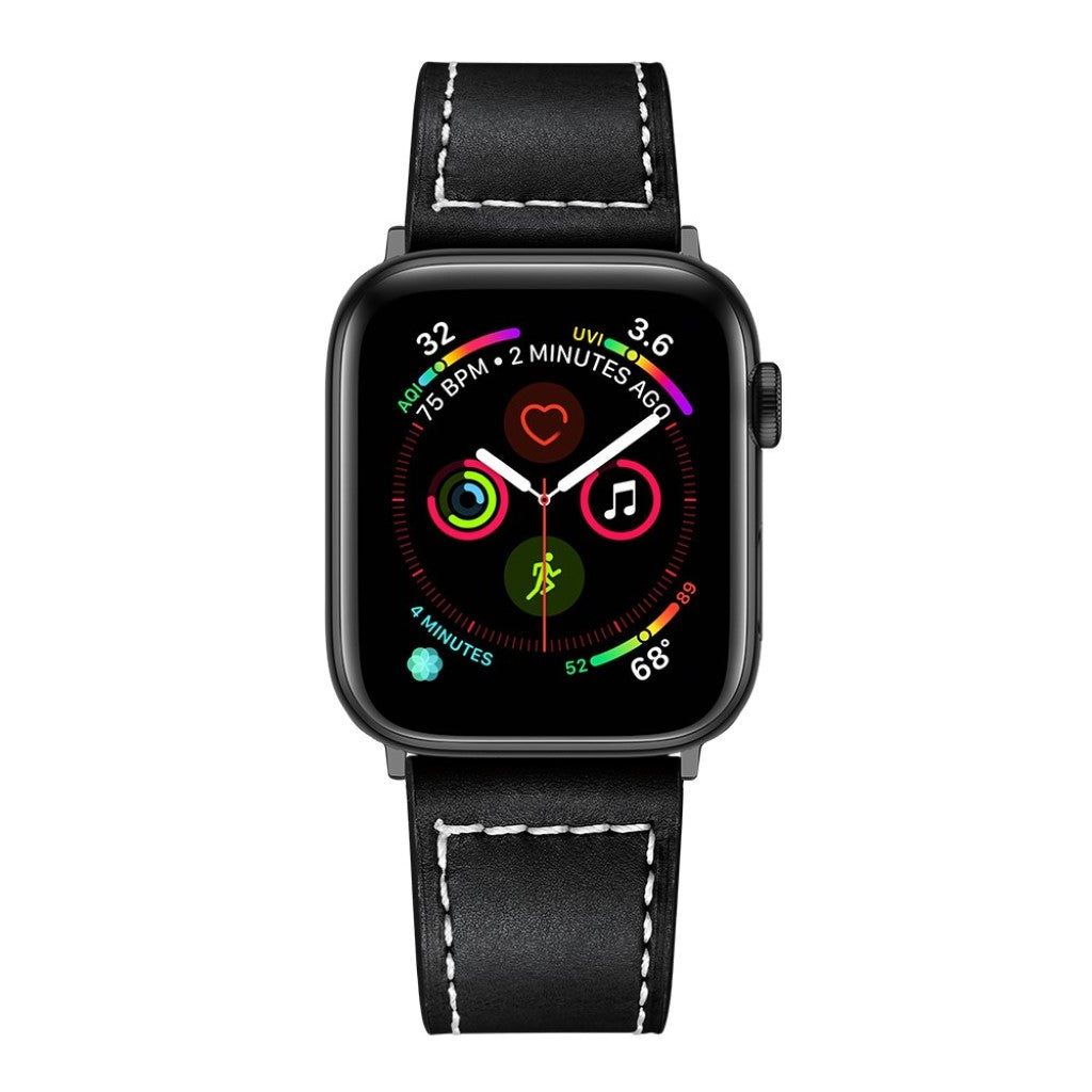 Ægte Læder Universal Rem passer til Apple Watch Series 5 40mm / Apple Watch 40mm
