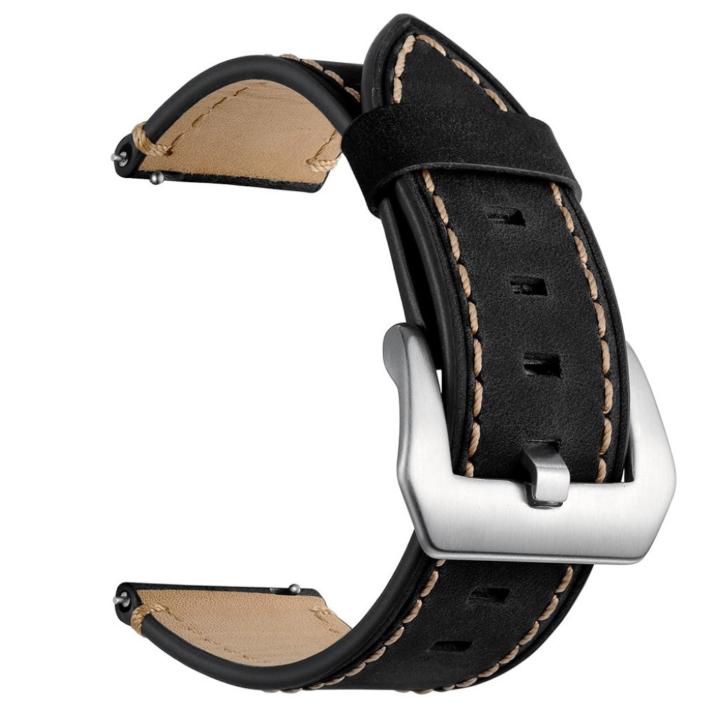 Ægte Læder Universal Rem passer til Samsung Gear S3 / Samsung Gear S3 Frontier