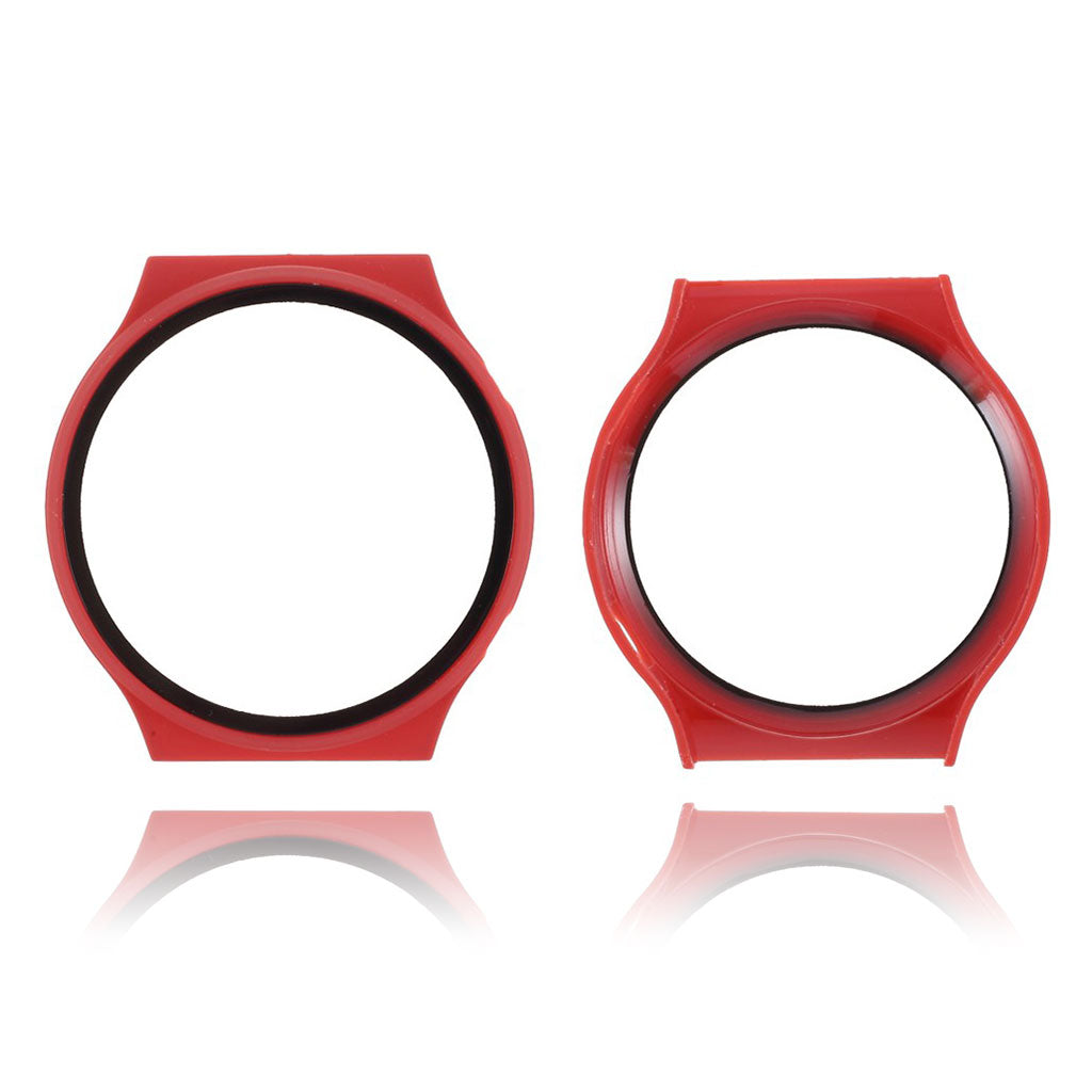 Fint Cover med Skærmbeskytter i Silikone og Hærdet Glas passer til Huawei Watch GT 2 Pro