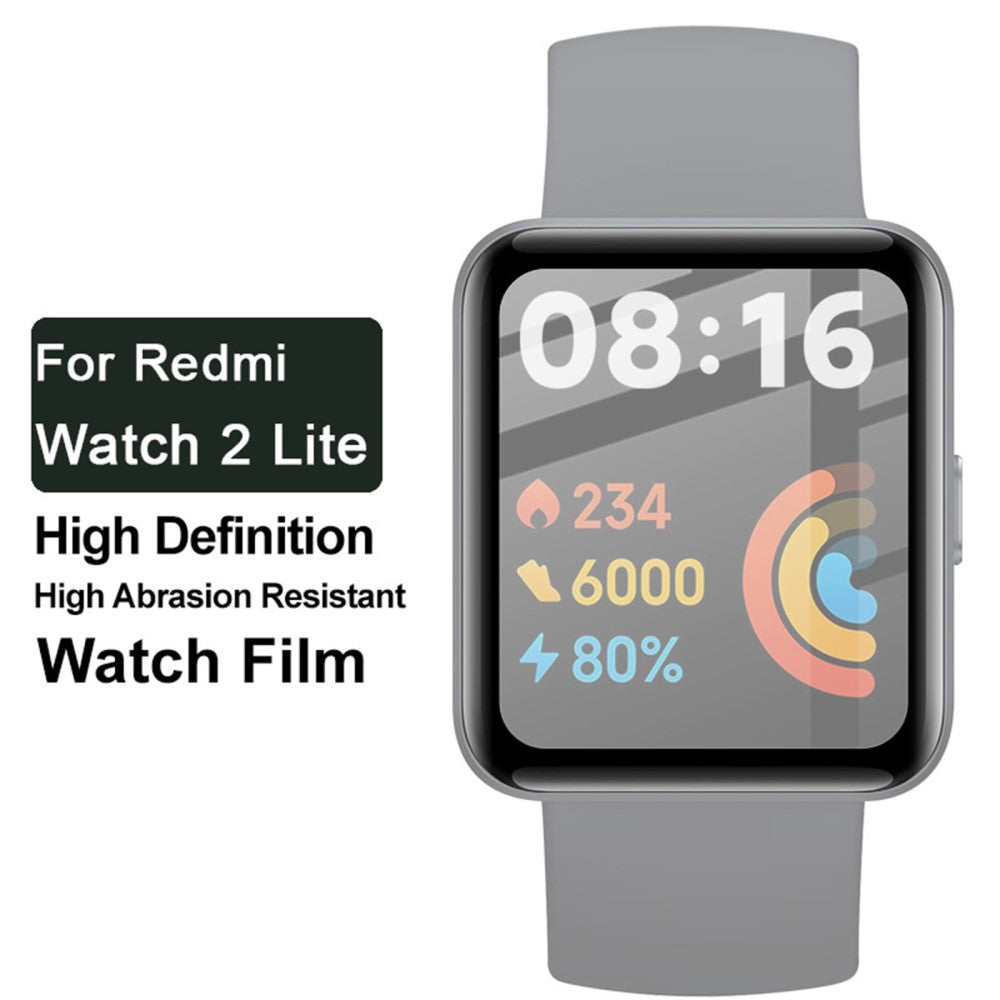Plastik HD Skærmbeskytter passer til Xiaomi Redmi Watch 2 Lite Hot på udsalg