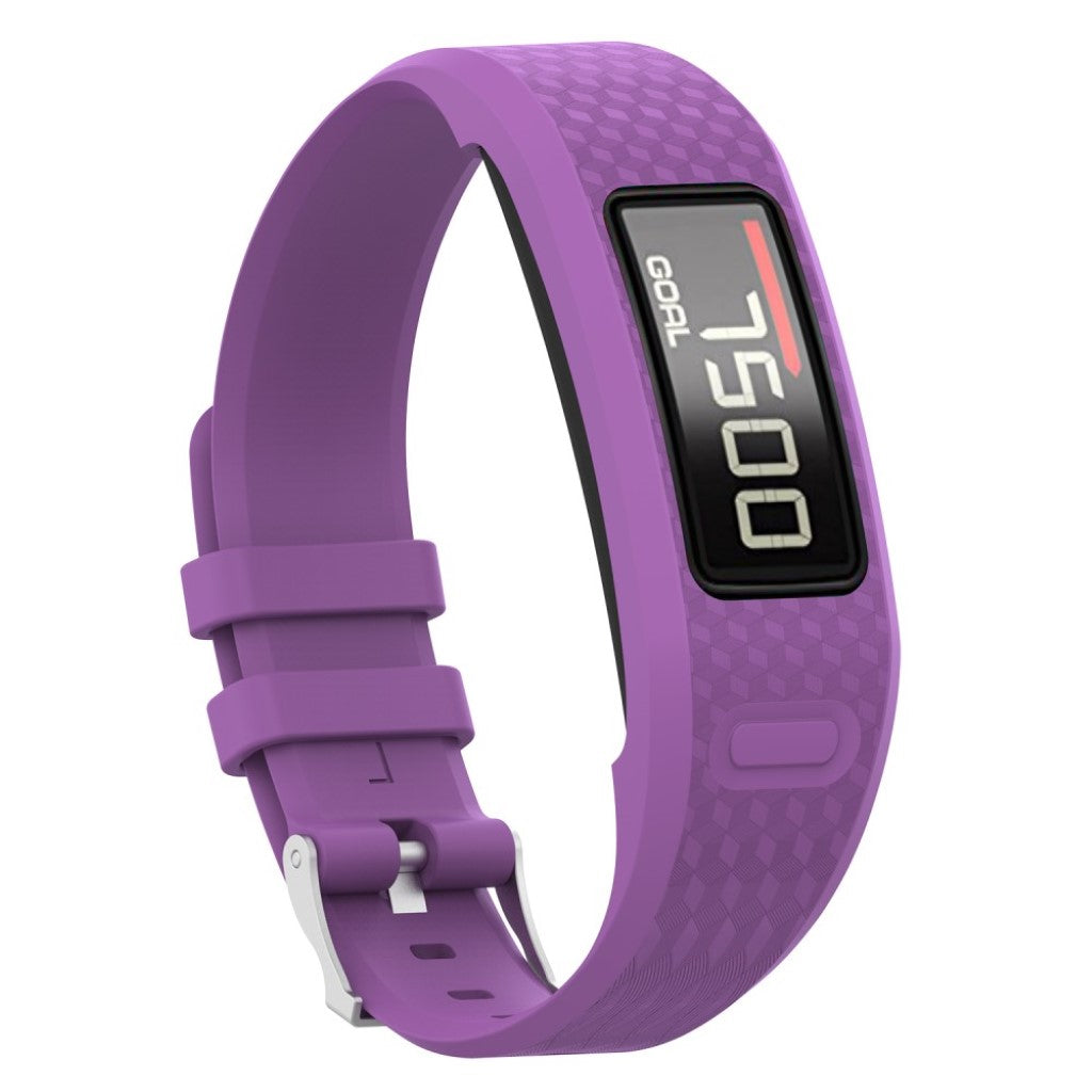 Rigtigt Holdbart Silikone Rem passer til Garmin Vivofit 2