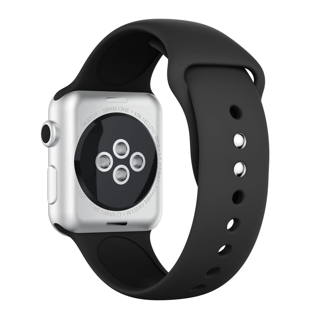 Superflot Silikone Rem passer til Apple Watch Series 4 40mm