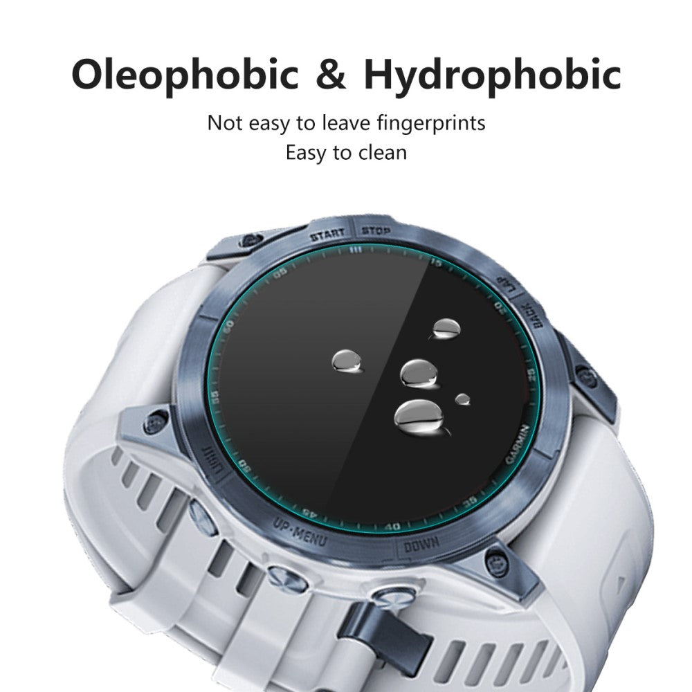 2stk Hærdet Glas 9H Skærmbeskytter passer til Garmin Fenix 7X Rabat