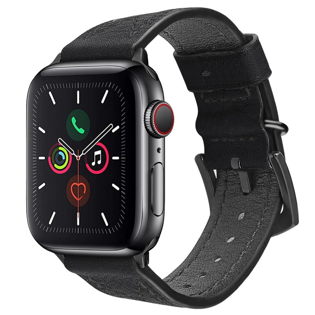 Alle Tiders Ægte Læder Universal Rem passer til Apple Smartwatch