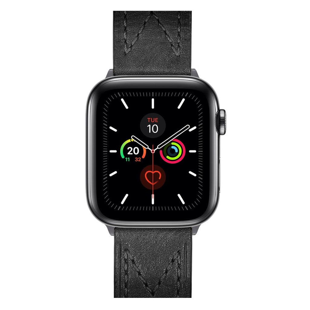 Alle Tiders Ægte Læder Universal Rem passer til Apple Smartwatch
