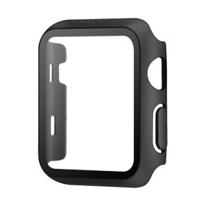 Beskyttende Cover med Skærmbeskytter i Glas og Silikone passer til Apple Watch Series 10 42mm