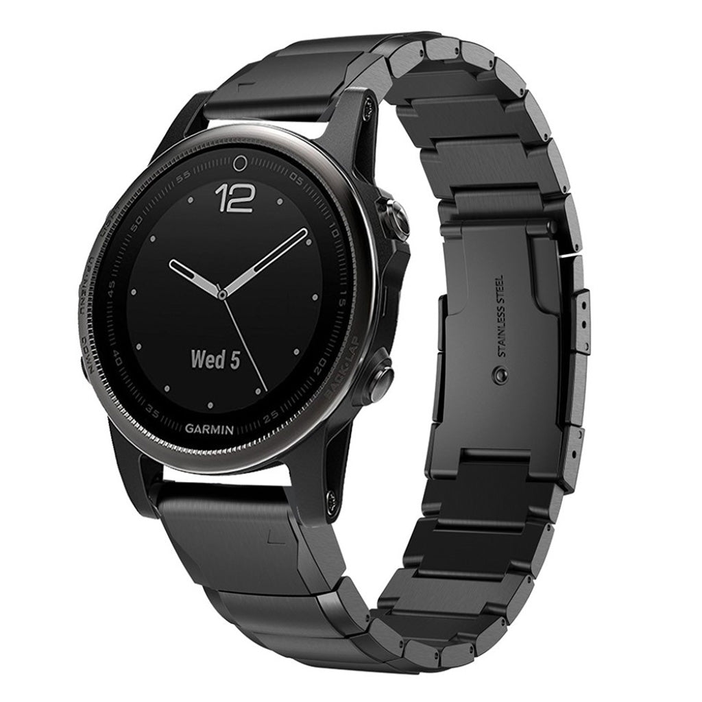 Cool Metal Rem passer til Garmin Fenix 5S