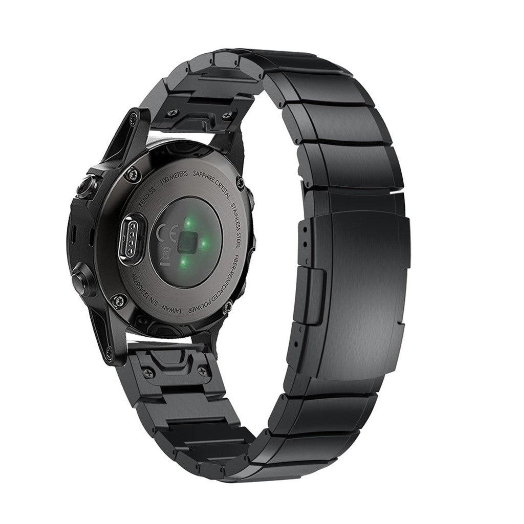 Cool Metal Rem passer til Garmin Fenix 5S