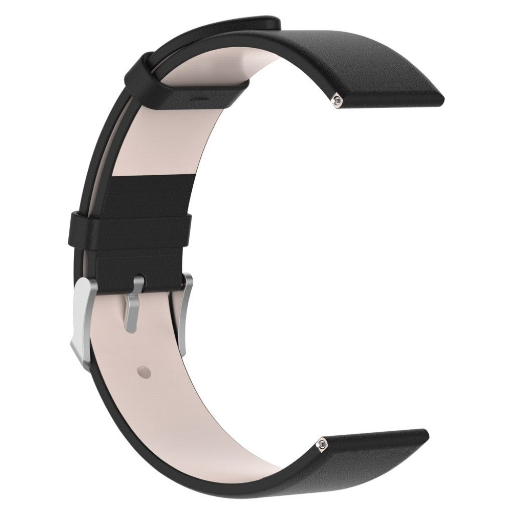 Elegant Ægte Læder Rem passer til Garmin Forerunner 245