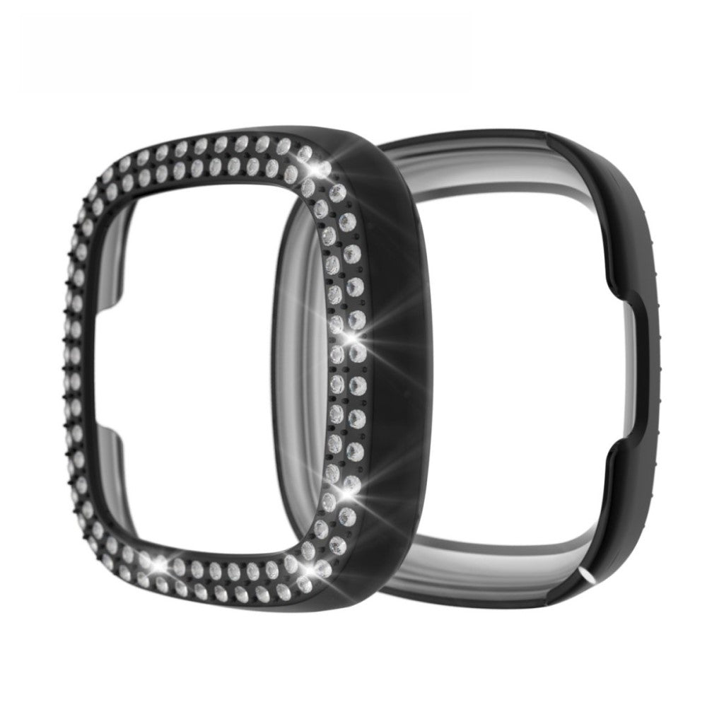 Rhinsten og Silikone Universal Bumper passer til Fitbit Versa 3 / Fitbit Sense 1 Udsalg