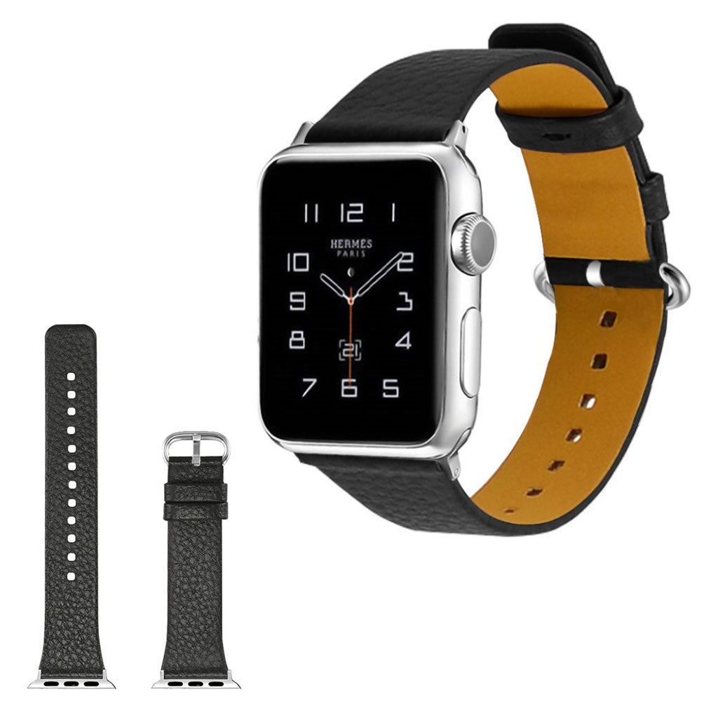 Rigtigt Godt Ægte Læder Rem passer til Apple Watch Series 1-3 38mm