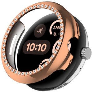 Vildt Flot Rhinsten og Silikone Cover passer til Google Smartwatch