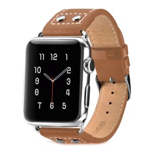 Ægte Læder Universal Rem passer til Apple Watch Series 5 44mm / Apple Watch 44mm Online nu