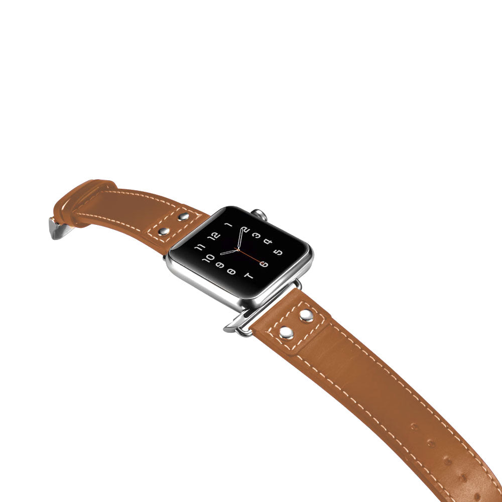 Ægte Læder Universal Rem passer til Apple Watch Series 5 44mm / Apple Watch 44mm