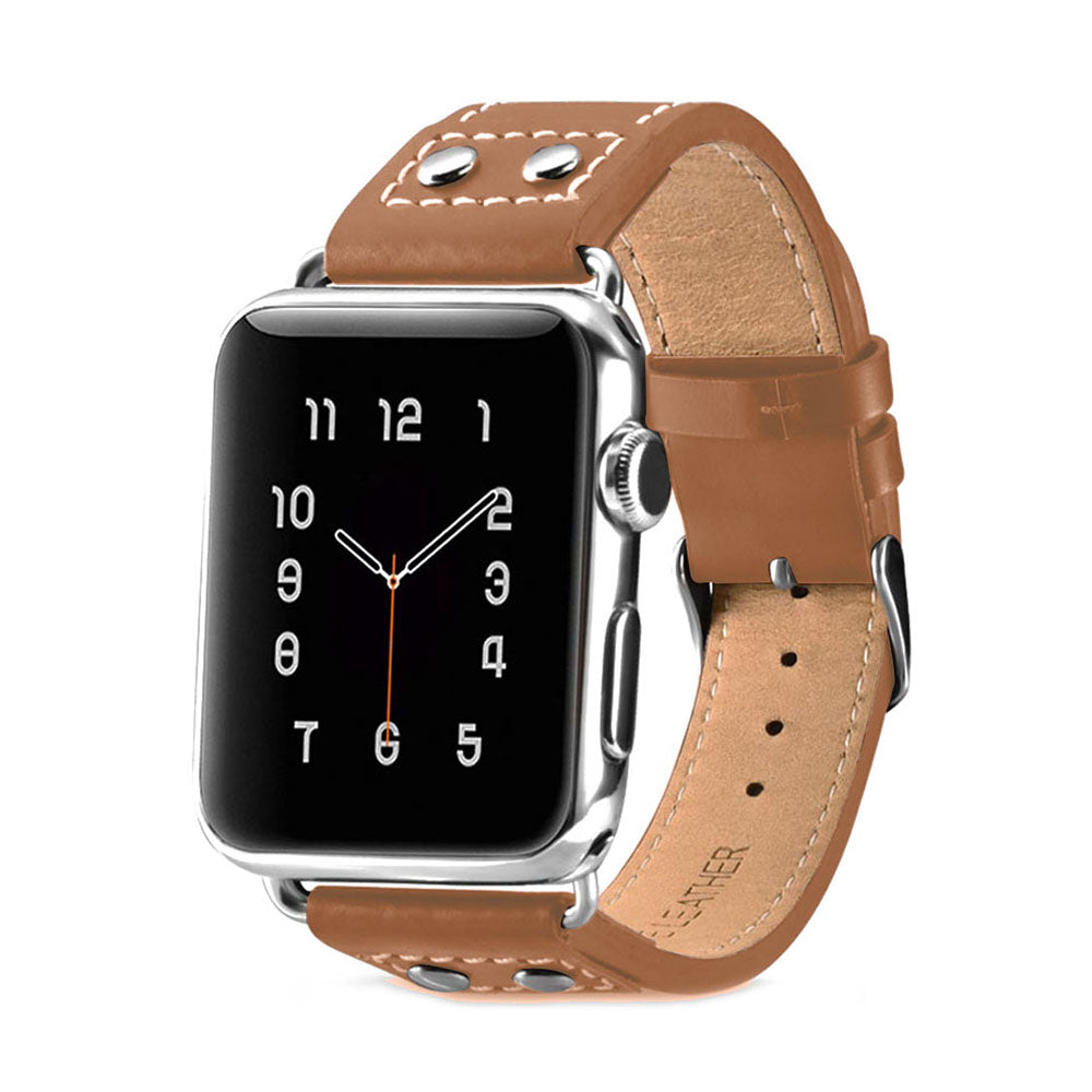 Ægte Læder Universal Rem passer til Apple Watch Series 5 44mm / Apple Watch 44mm
