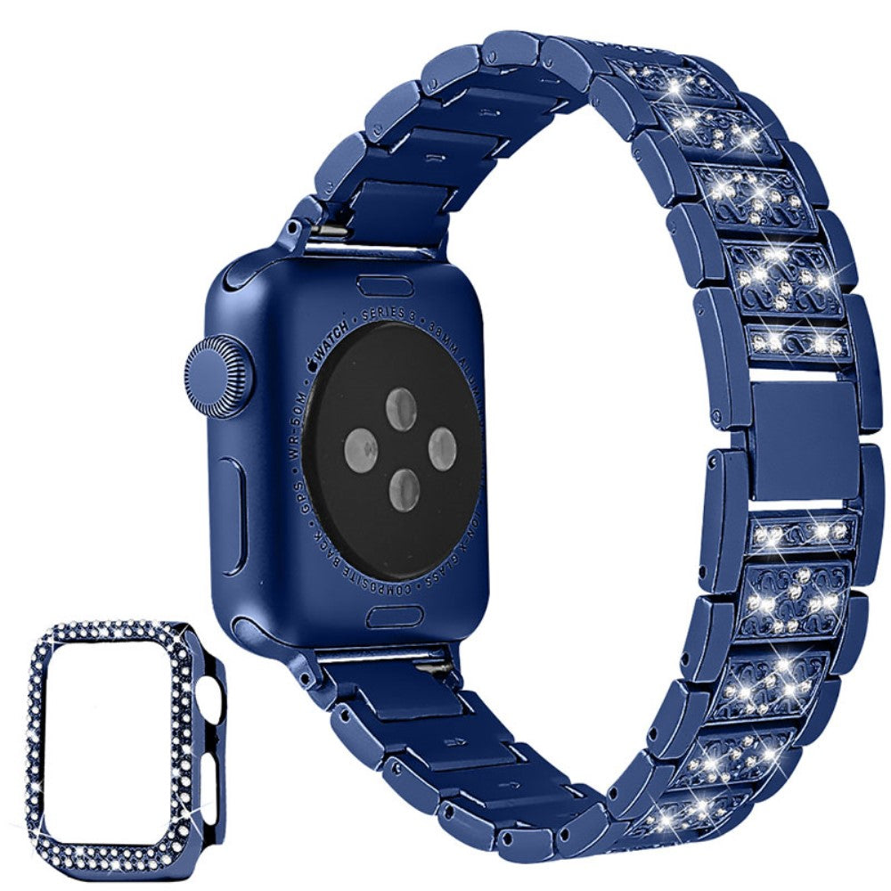 Metal Rem med Cover passer til Apple Watch Series 7 41mm
