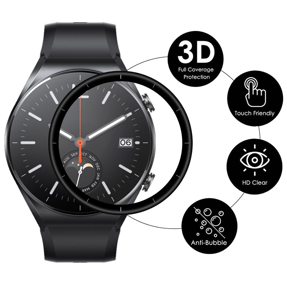Plastik HD Skærmbeskytter passer til Xiaomi Watch S1
