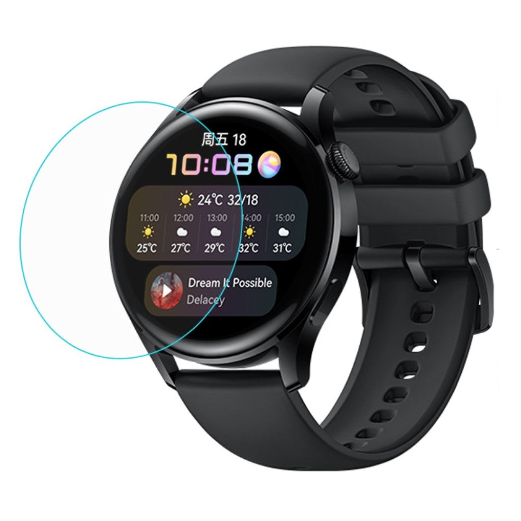 Plastik Skærmbeskytter passer til Huawei Watch 3
