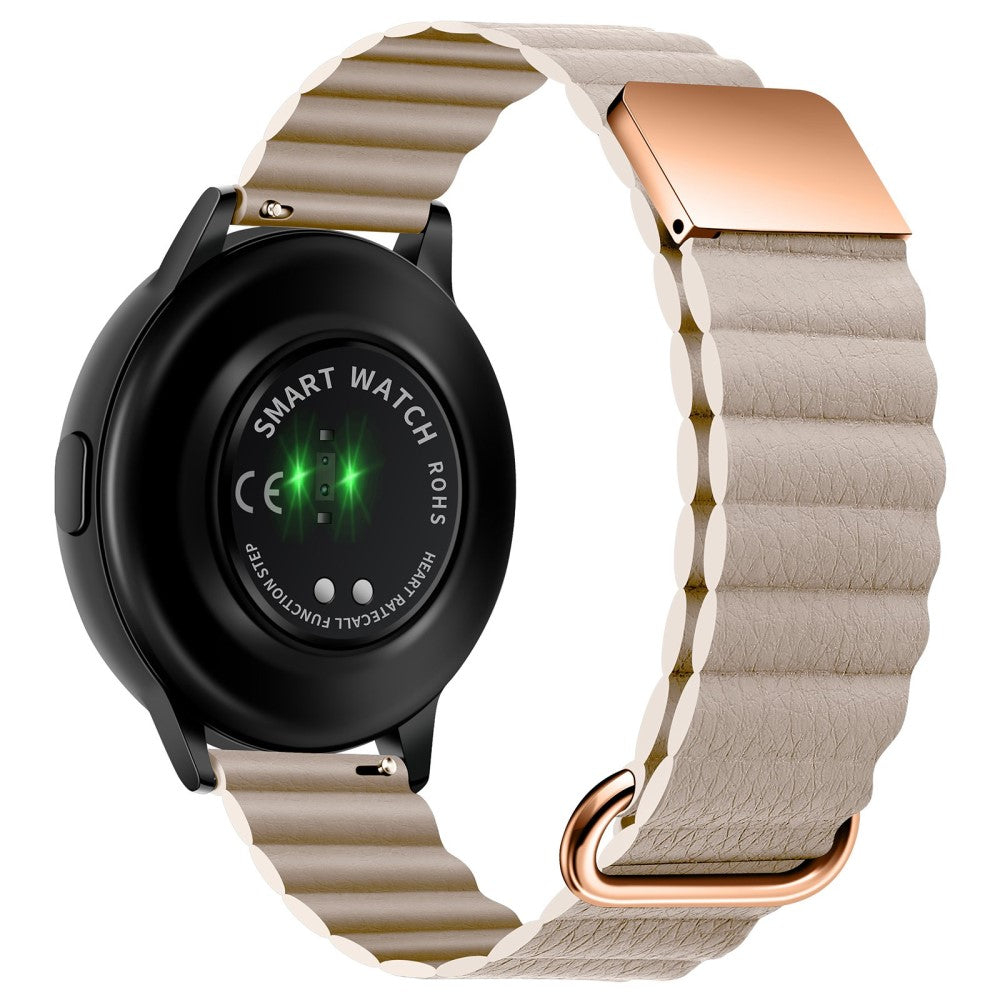 Rigtigt Rart Ægte Læder Universal Rem passer til Smartwatch Online