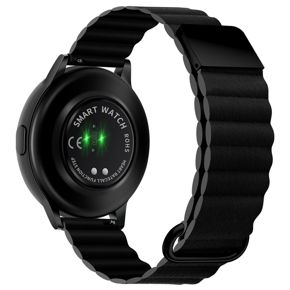 Rigtigt Rart Ægte Læder Universal Rem passer til Smartwatch Online