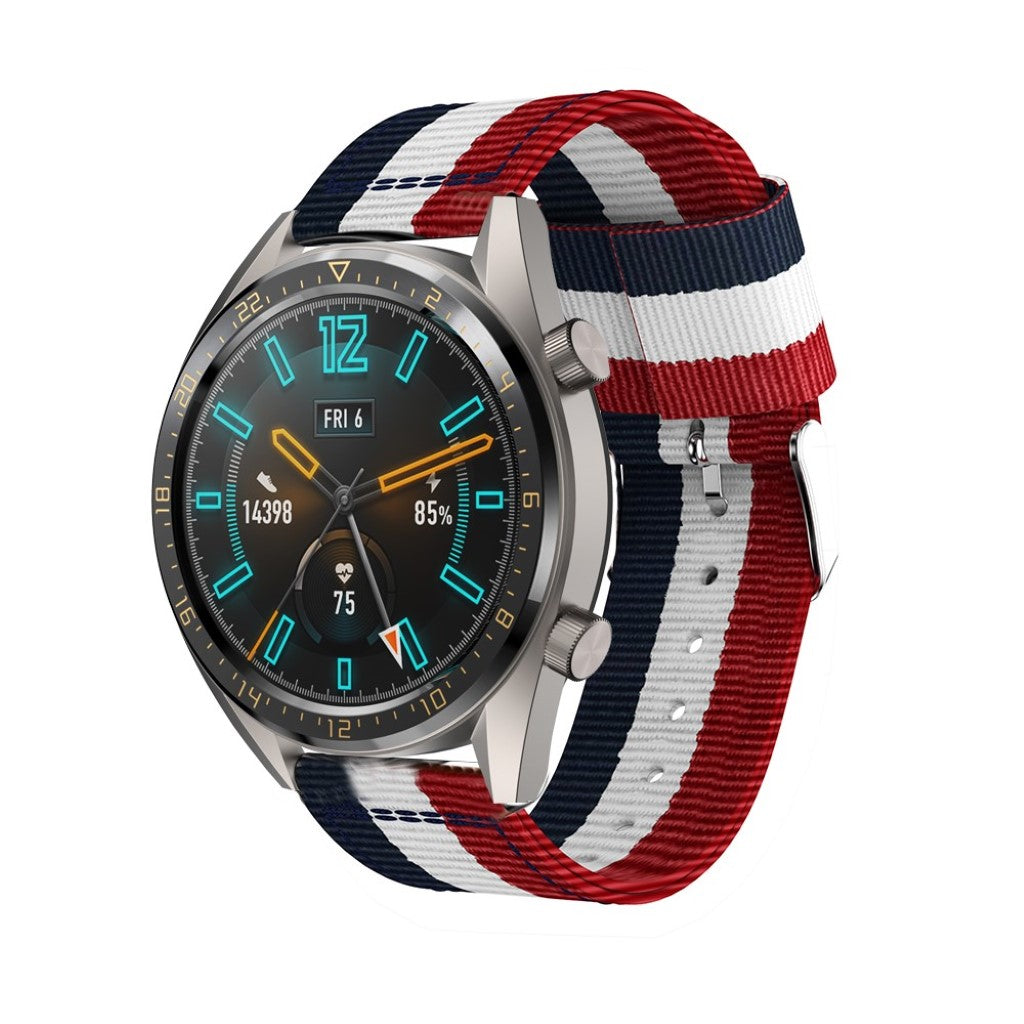 Rigtigt Smuk Nylon Rem passer til Huawei Watch GT 2 46mm Hot på udsalg