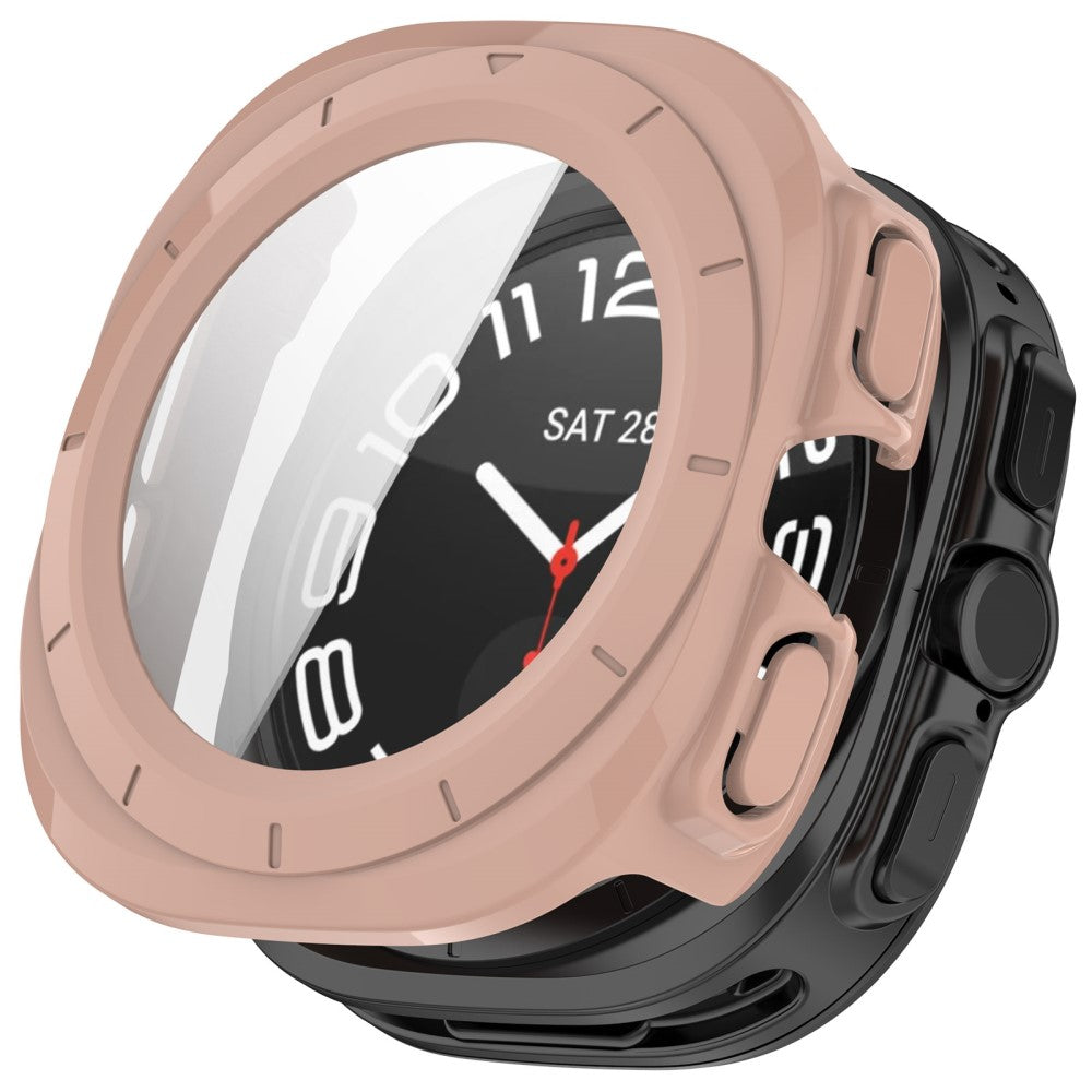 Robust Cover med Skærmbeskytter i Glas og Plastik passer til Samsung Galaxy Watch Ultra 47mm